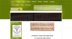 Desktop Screenshot of farmaciasanlorenzo.com